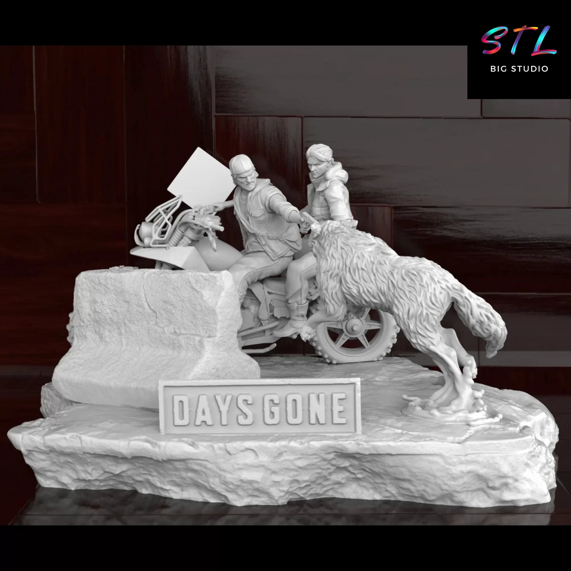 days gone stl impresion 3d videojuegos