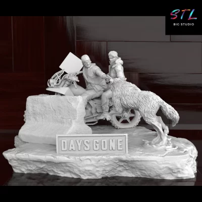 days gone stl impresion 3d videojuegos