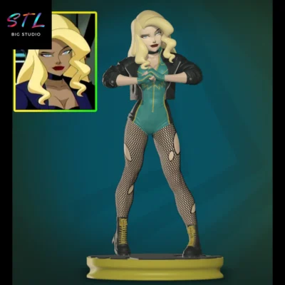 dc comics stl black canary impresion 3d