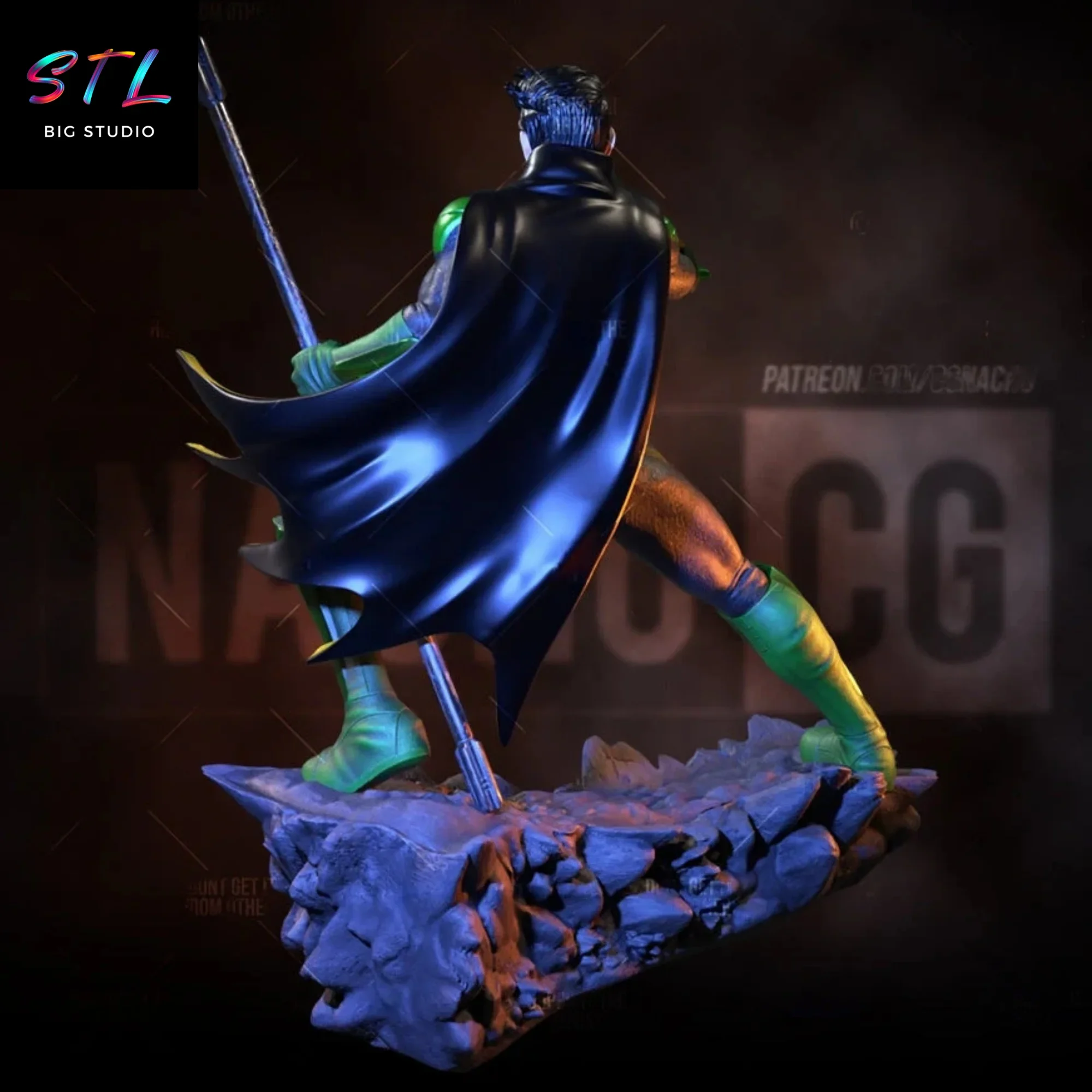 dc comics stl robin figura impresion 3d dc comics stl robin figura impresion 3d