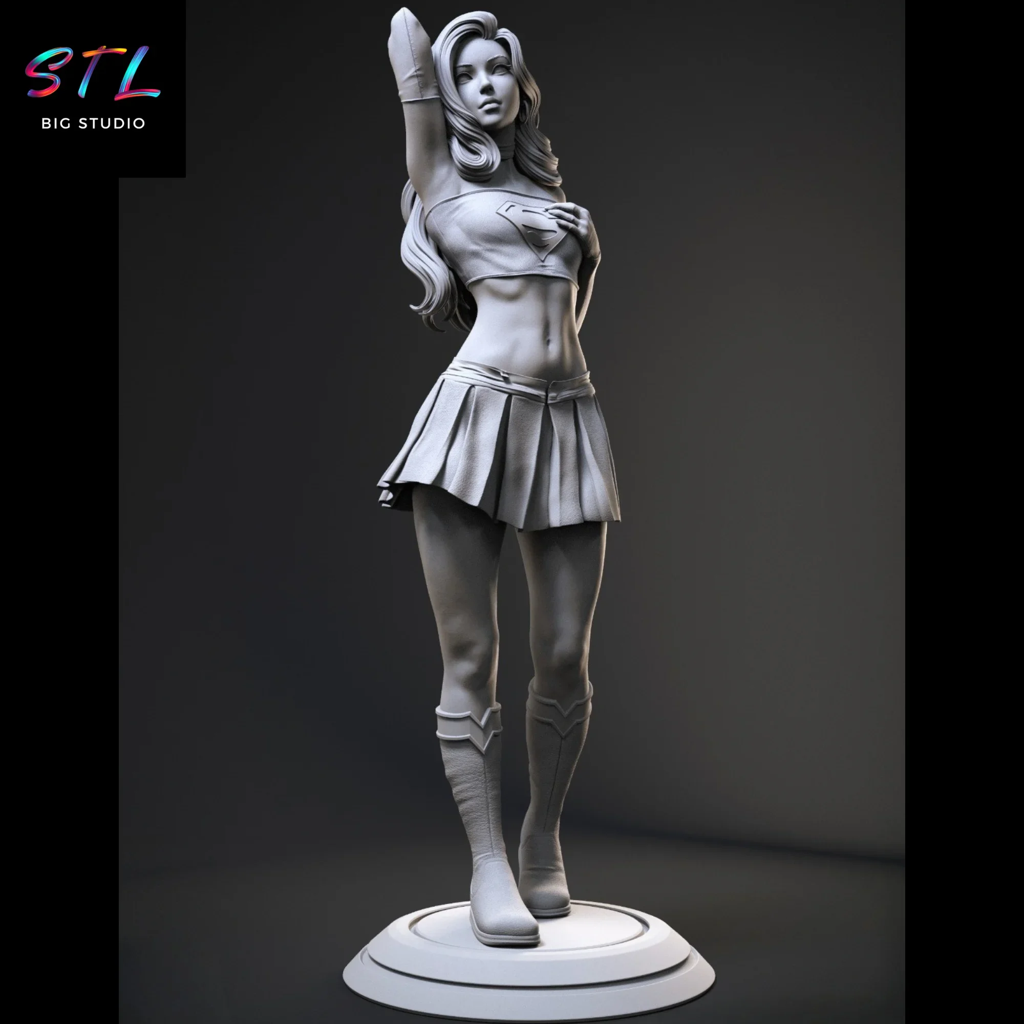 dc comics stl supergirl para impresion 3d dc comics stl supergirl para impresion 3d