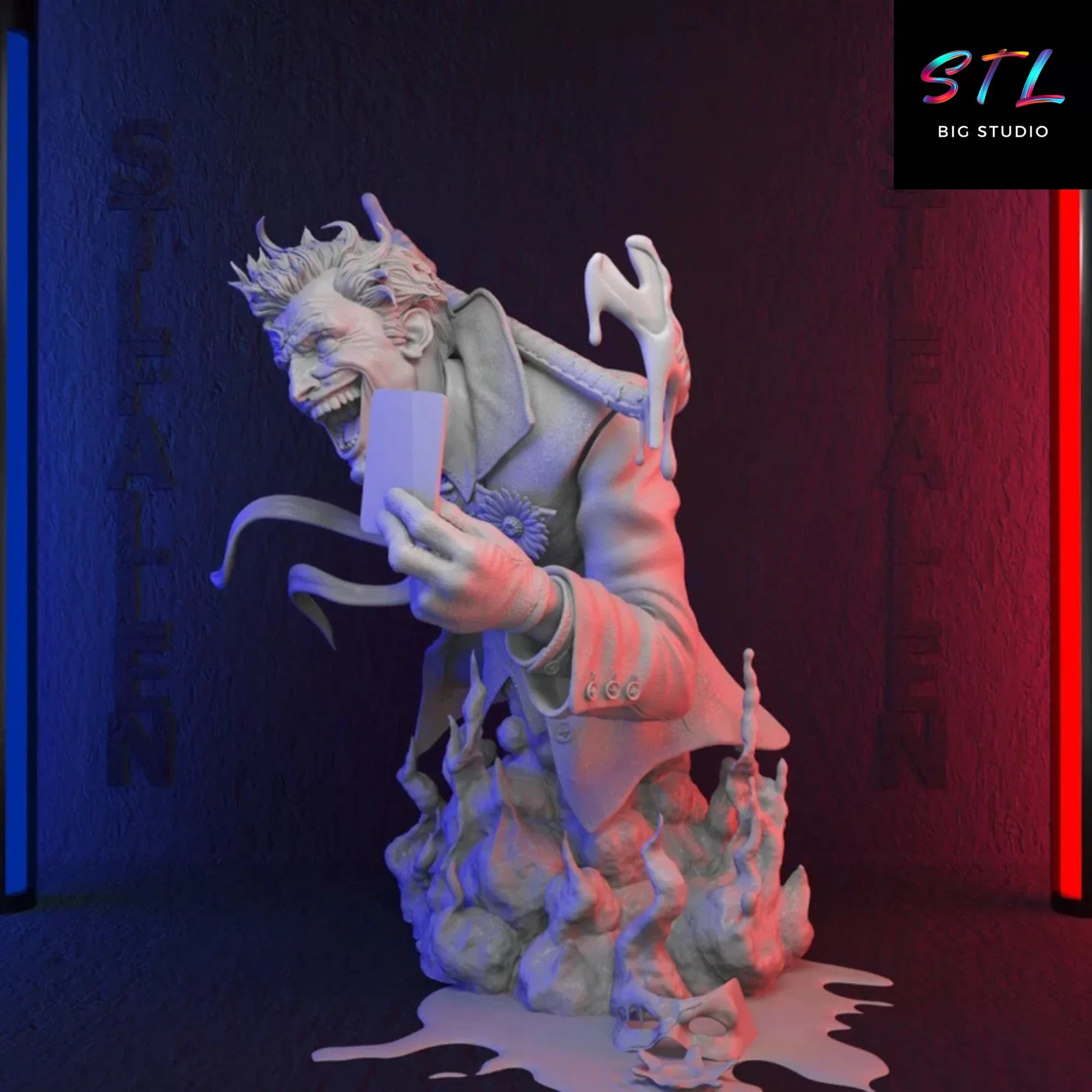 dc joker stl impresion 3d diorama dc joker stl impresion 3d diorama