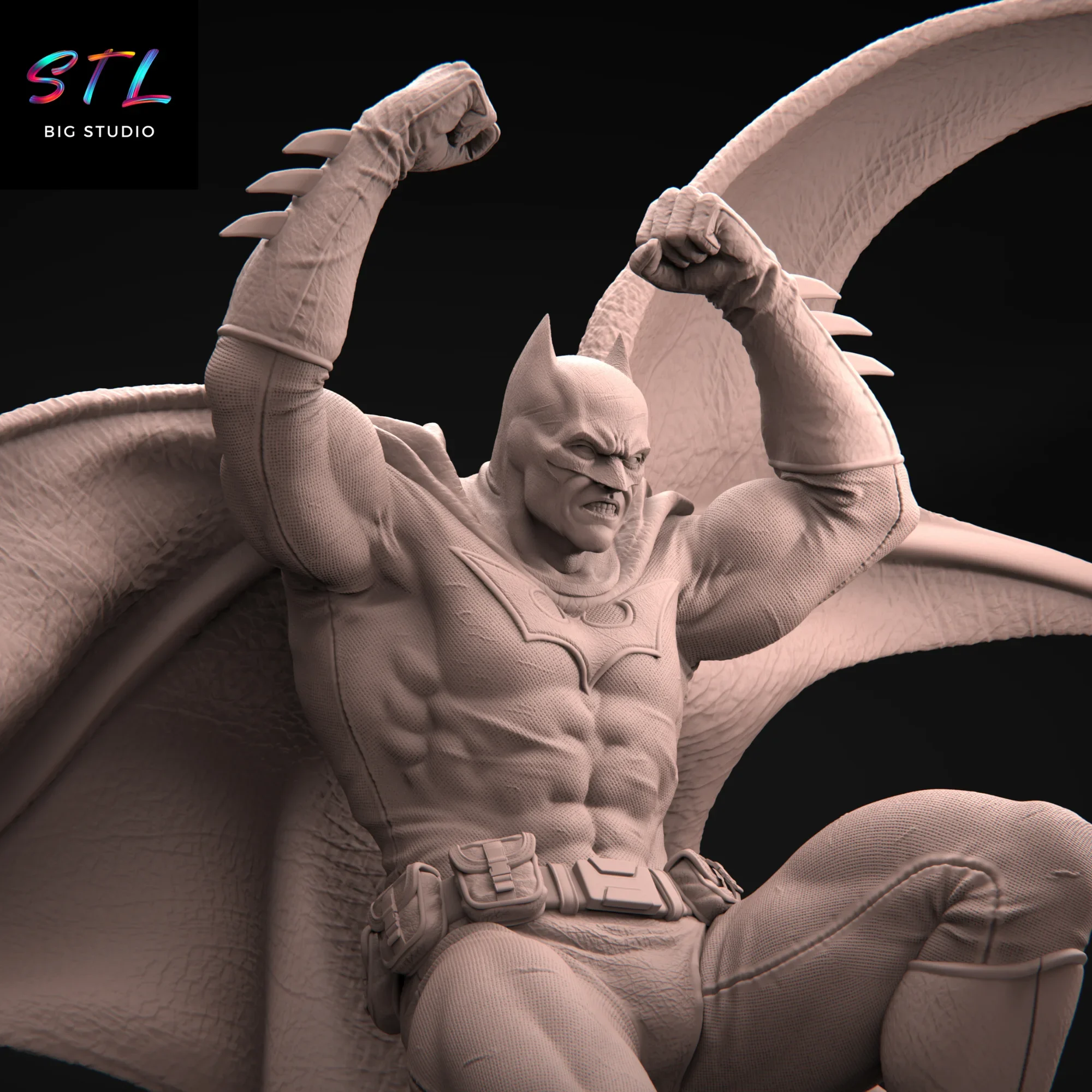 dc stl batman impresion 3d diorama dc stl batman impresion 3d diorama