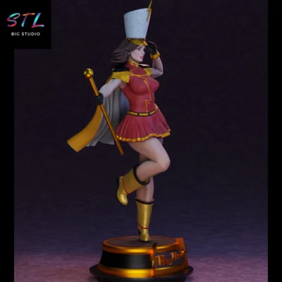 dc stl mary marvel shazam figura para impresion 3d