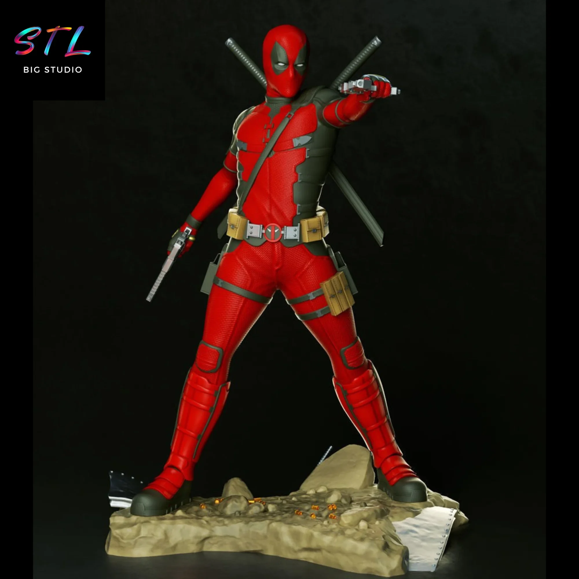 deadpool stl impresion 3d marvel deadpool stl impresion 3d marvel