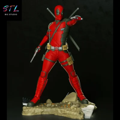deadpool stl impresion 3d marvel