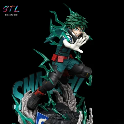 deku stl izuku midoriya boku no hero figura para impresion 3d