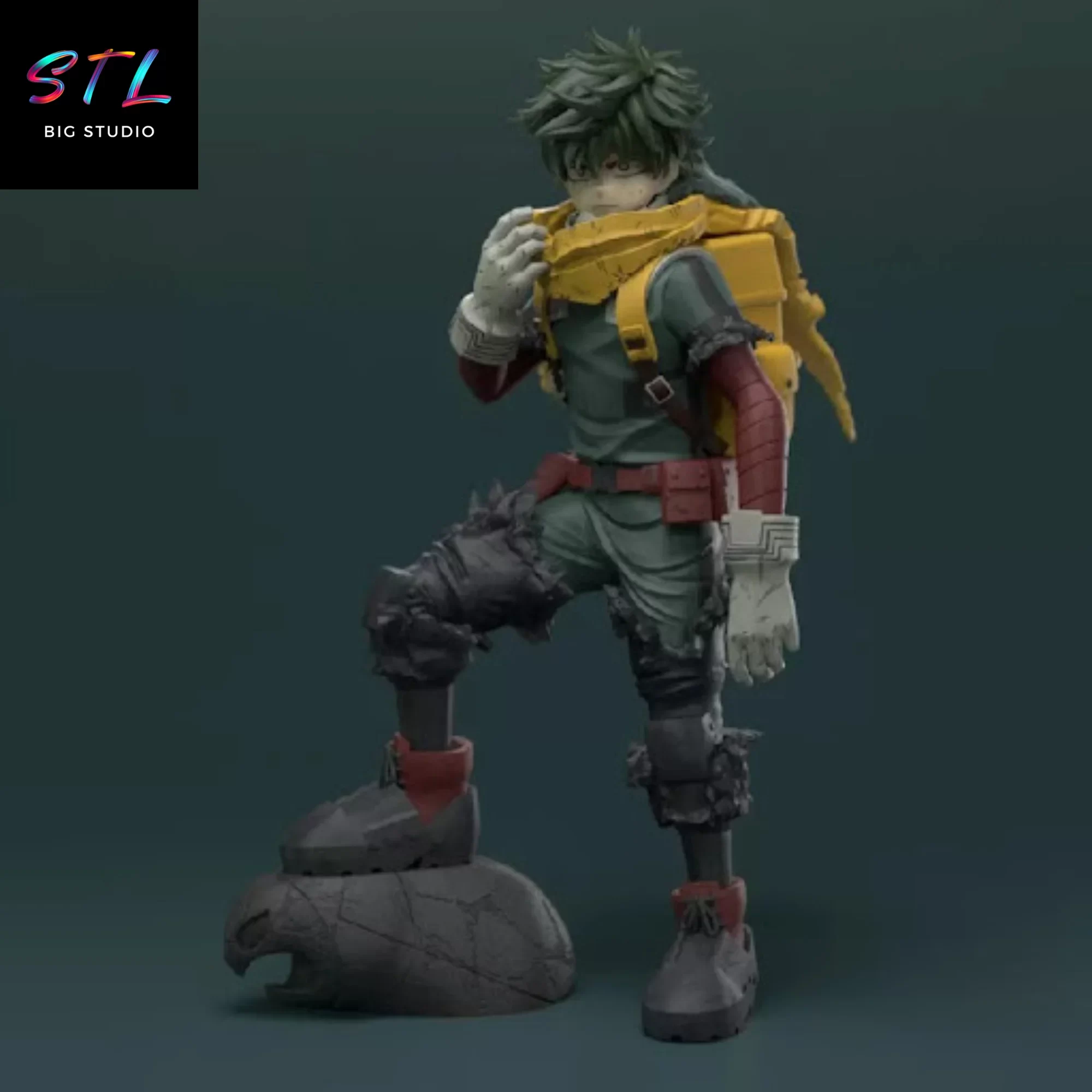 deku stl my hero academia impresion 3d