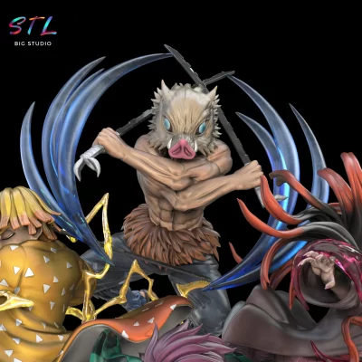 demon slayer stl kimetsu no yaiba imprimir 3d figura