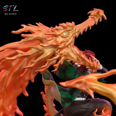 demon slayer stl tanjiro kamado impresion 3d