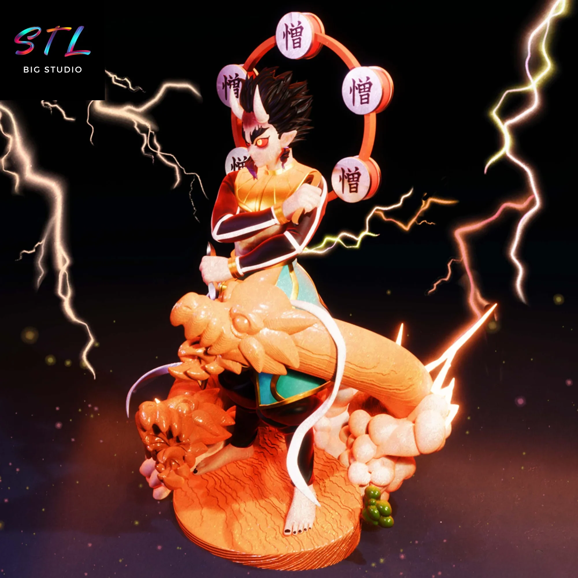 demon slayer stl zohakuten figura para impresion 3d demon slayer stl zohakuten figura para impresion 3d