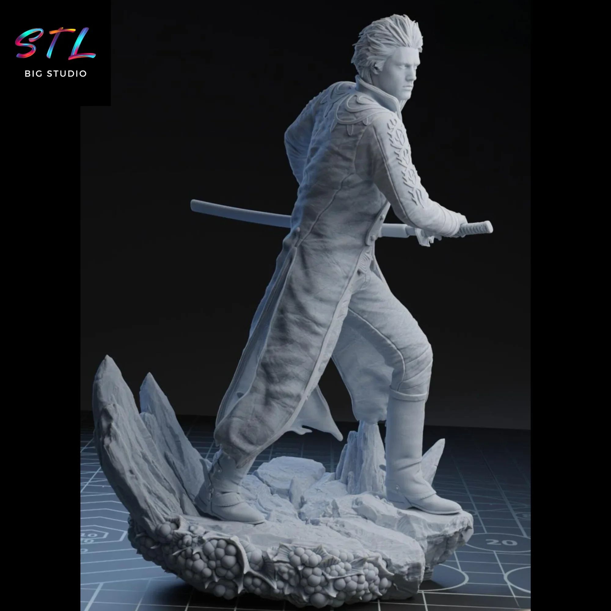 devil may cry stl vergil para impresion 3d devil may cry stl vergil para impresion 3d