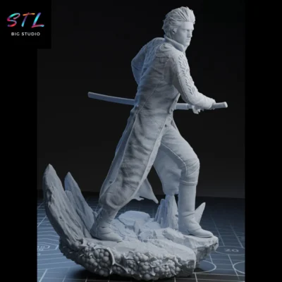 devil may cry stl vergil para impresion 3d
