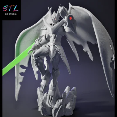 digimon stl ulforceveedramon figura impresion 3d