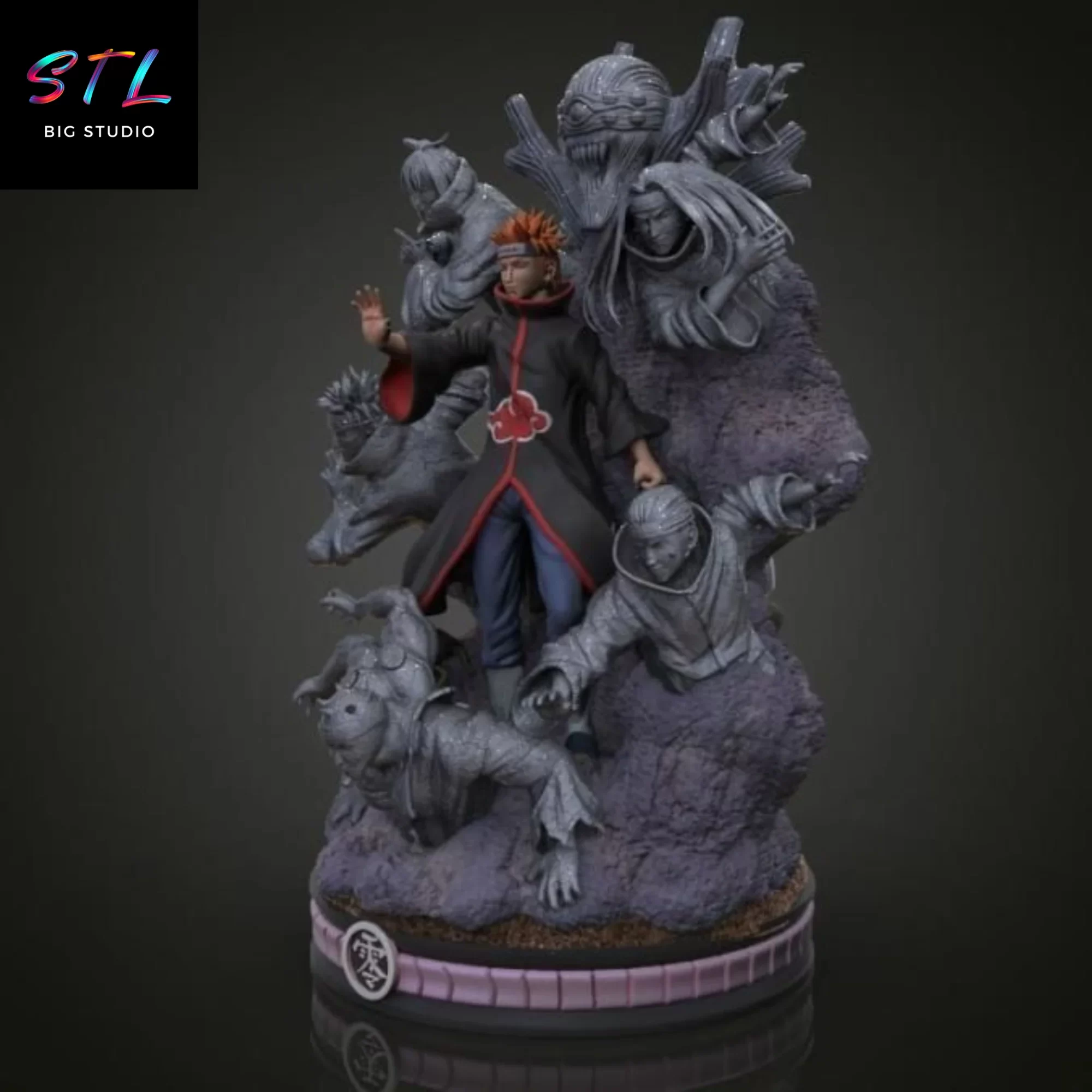 diorama akatsuki stl pain naruto diorama akatsuki stl pain naruto