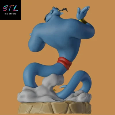 diorama aladdin stl genio impresion 3d disney