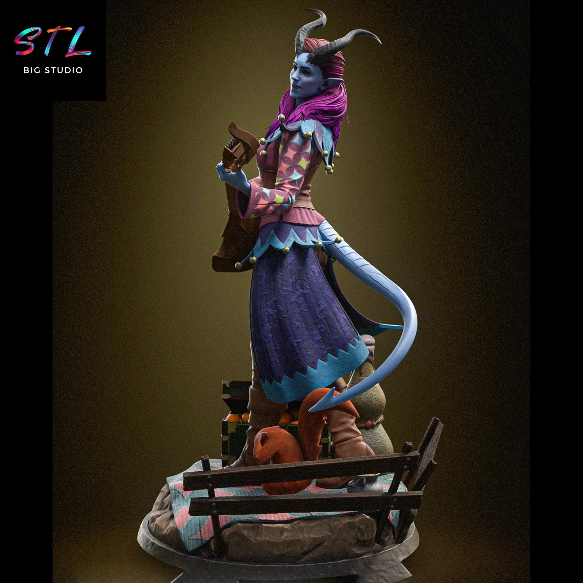 diorama alfira stl baldur's gate impresion 3d diorama alfira stl baldur's gate impresion 3d