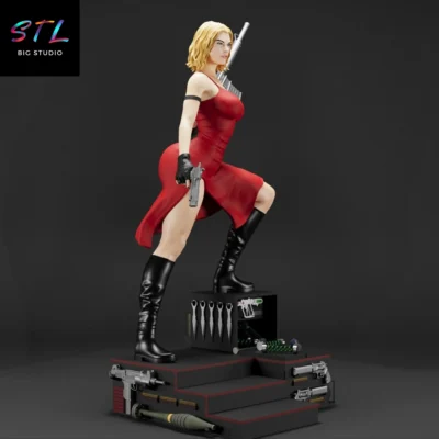 diorama alice stl resident evil impresion 3d