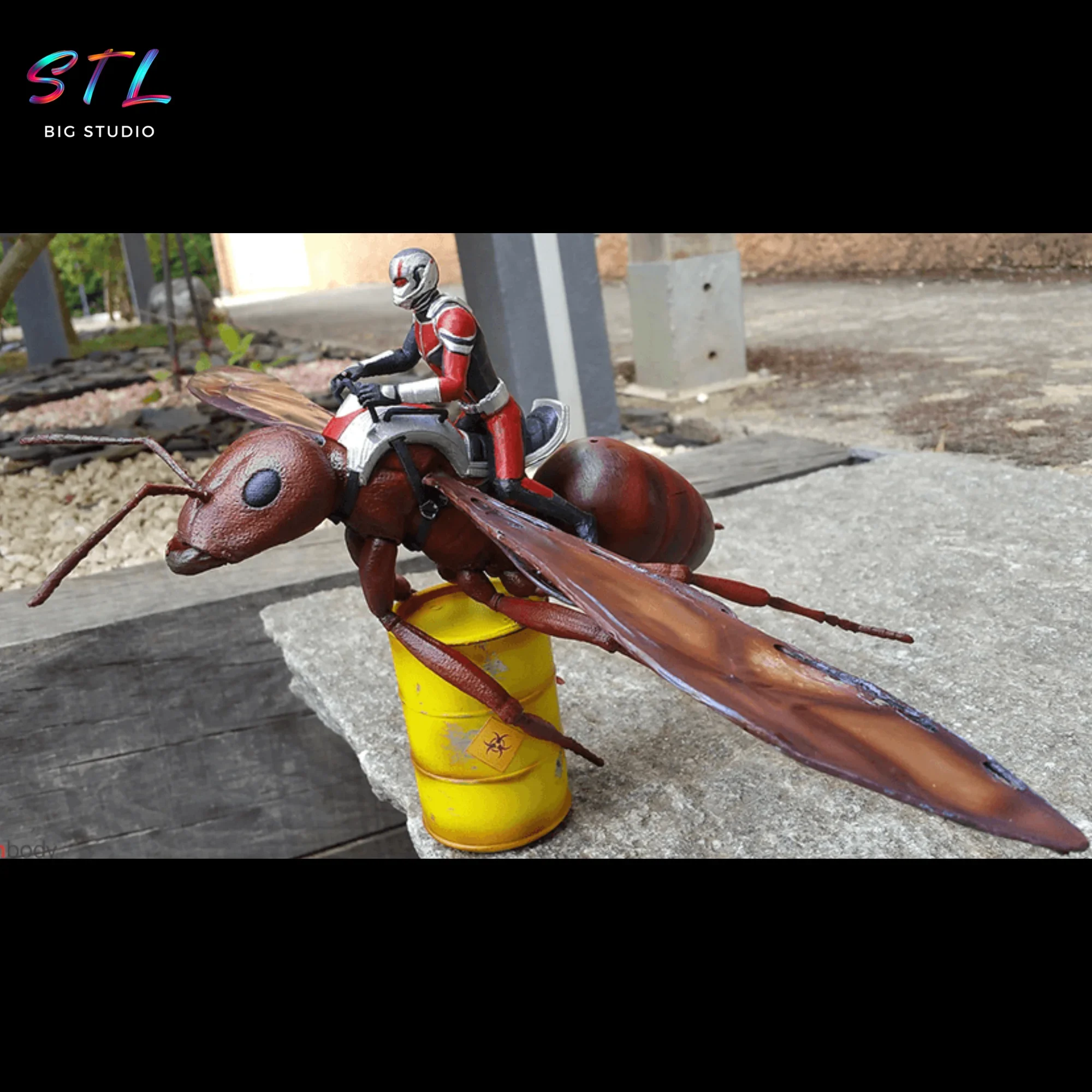 diorama antman stl impresion 3d marvel diorama antman stl impresion 3d marvel