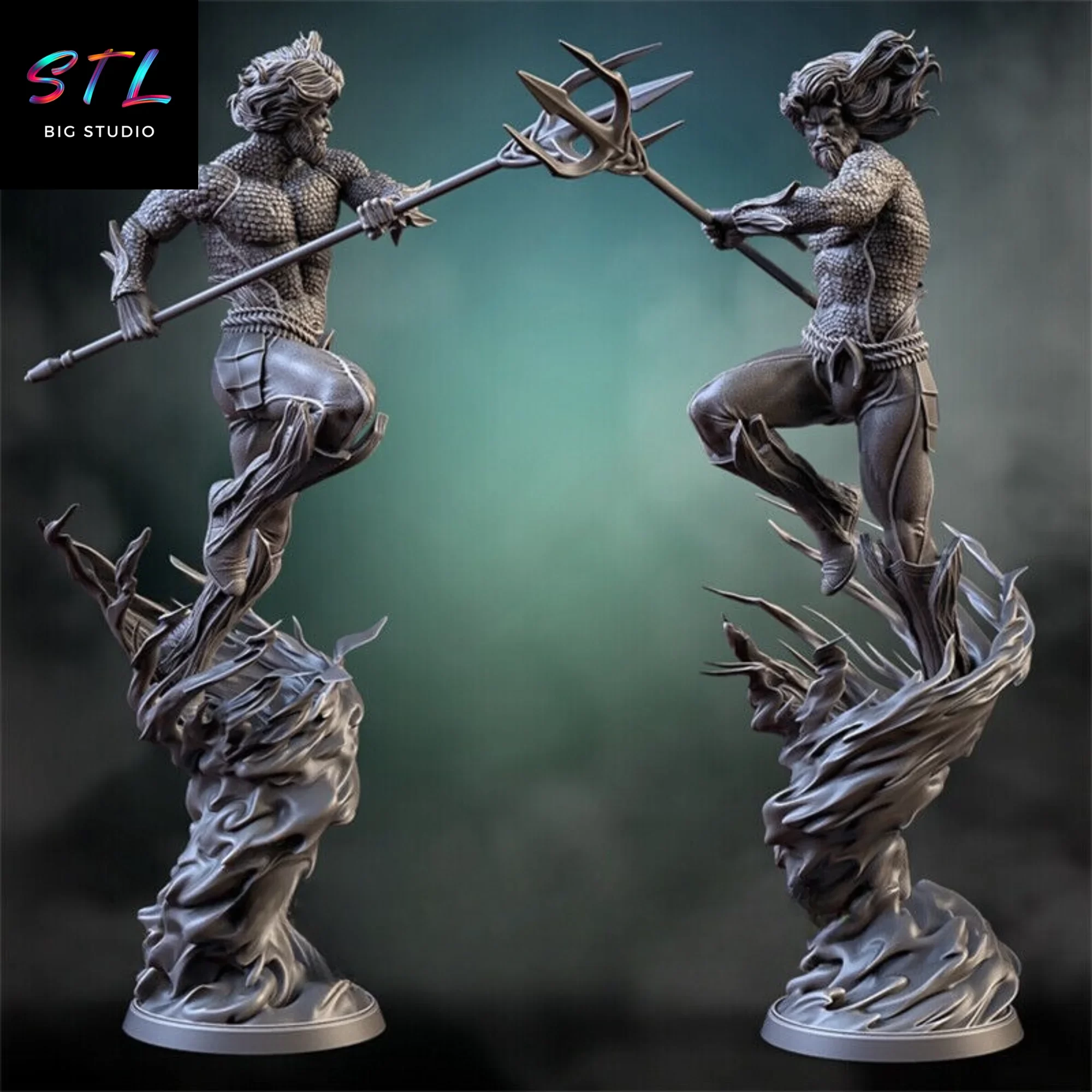 diorama aquaman stl 3d print diorama aquaman stl 3d print