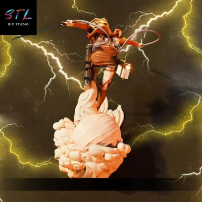 diorama armin arlert stl impresion 3d ataque a los titanes