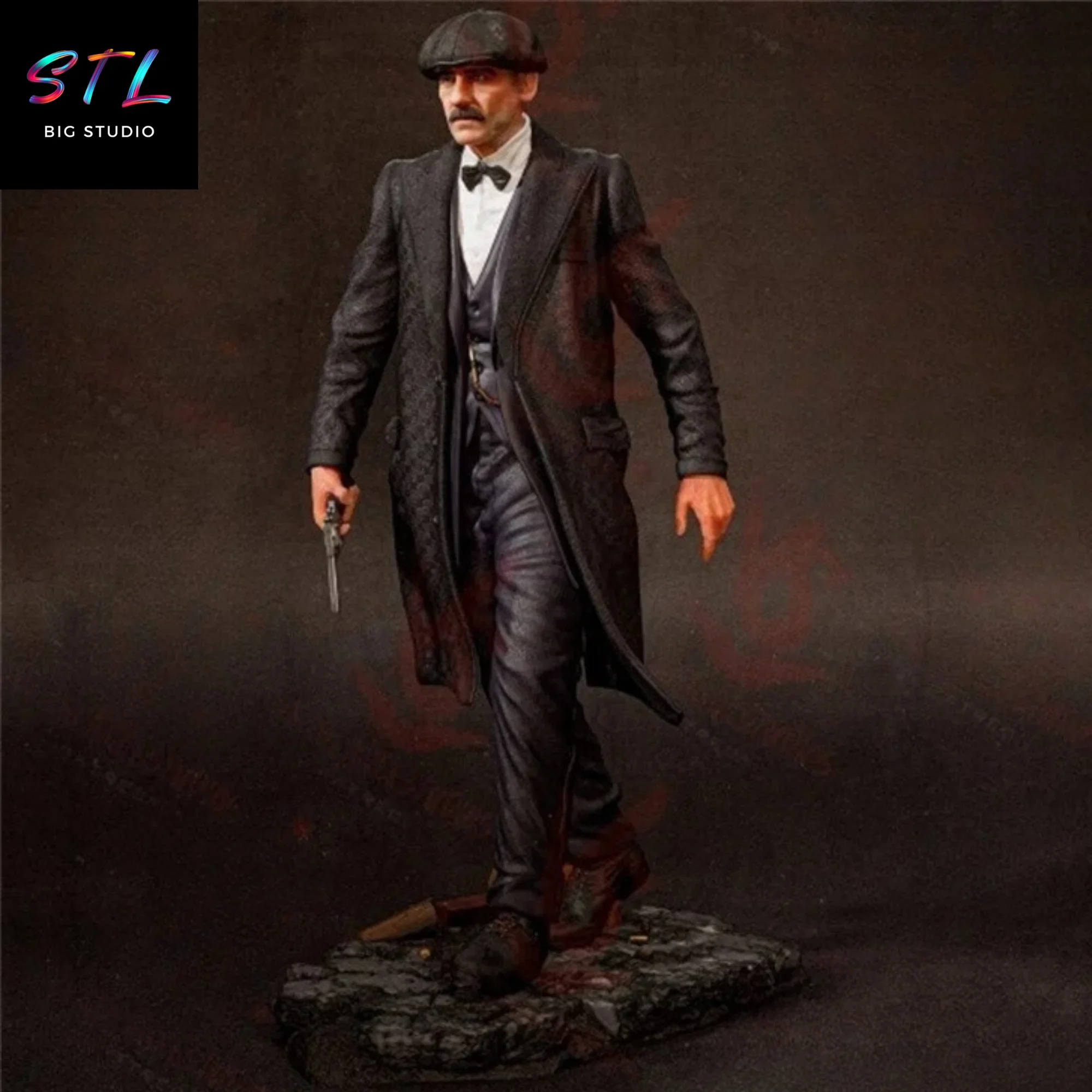 diorama arthur shelby stl impresion 3d figura peaky blinders diorama arthur shelby stl impresion 3d figura peaky blinders