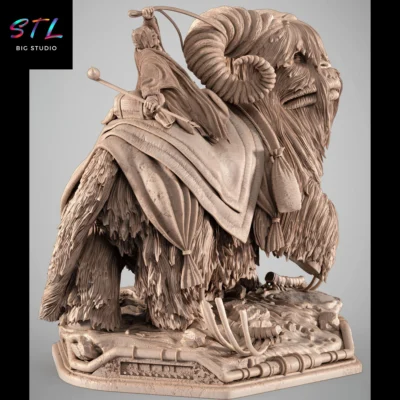 diorama bantha stl impresion 3d star wars