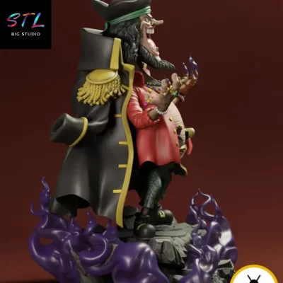 diorama barbanegra stl marshall d teach imprimir 3d one piece