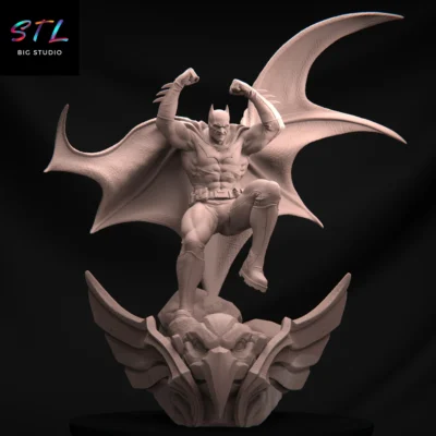 diorama batman gotham stl dc comics impresion 3d