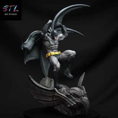 diorama batman stl impresion 3d dc comics
