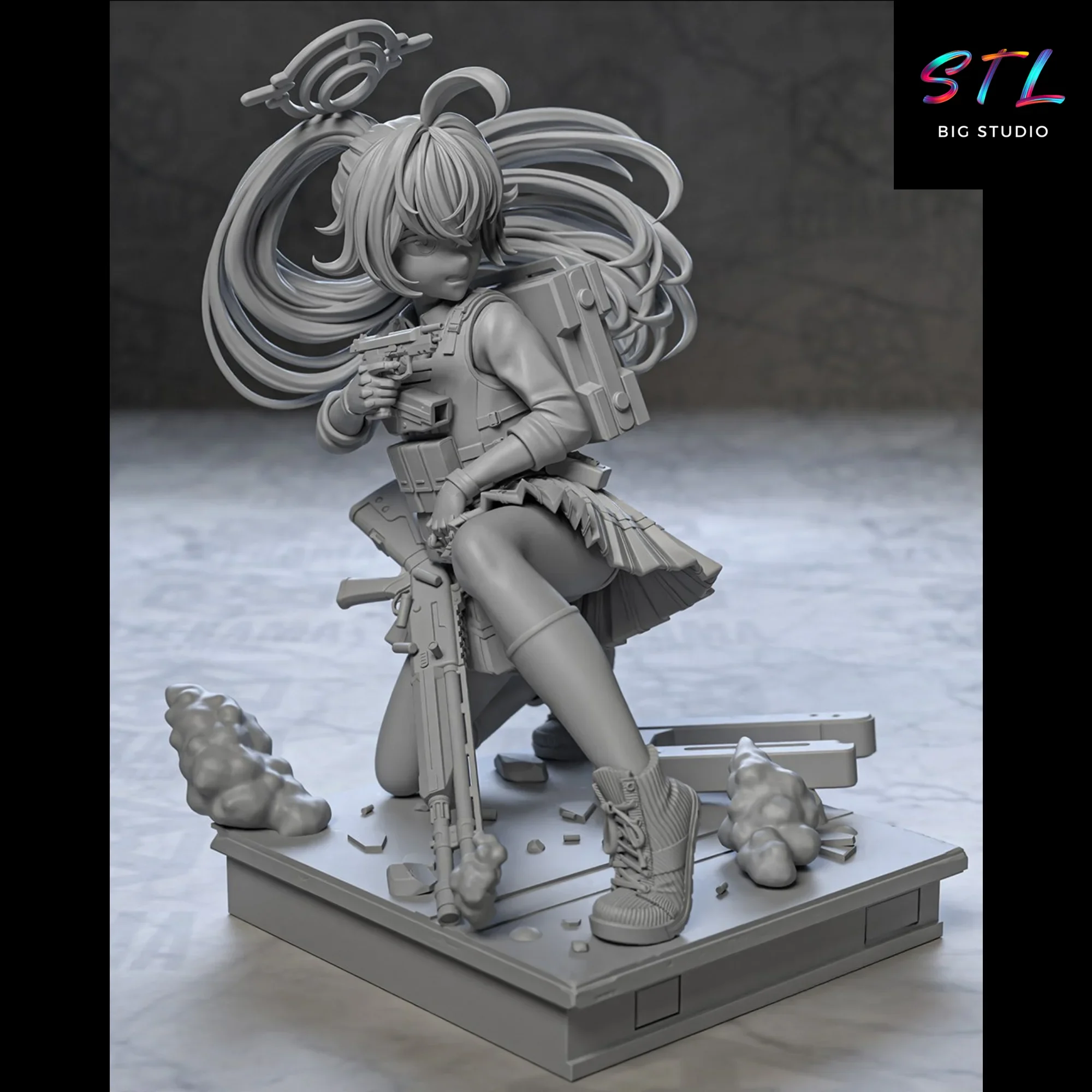 diorama blue archive stl takanashi hoshino figura impresion 3d diorama blue archive stl takanashi hoshino figura impresion 3d