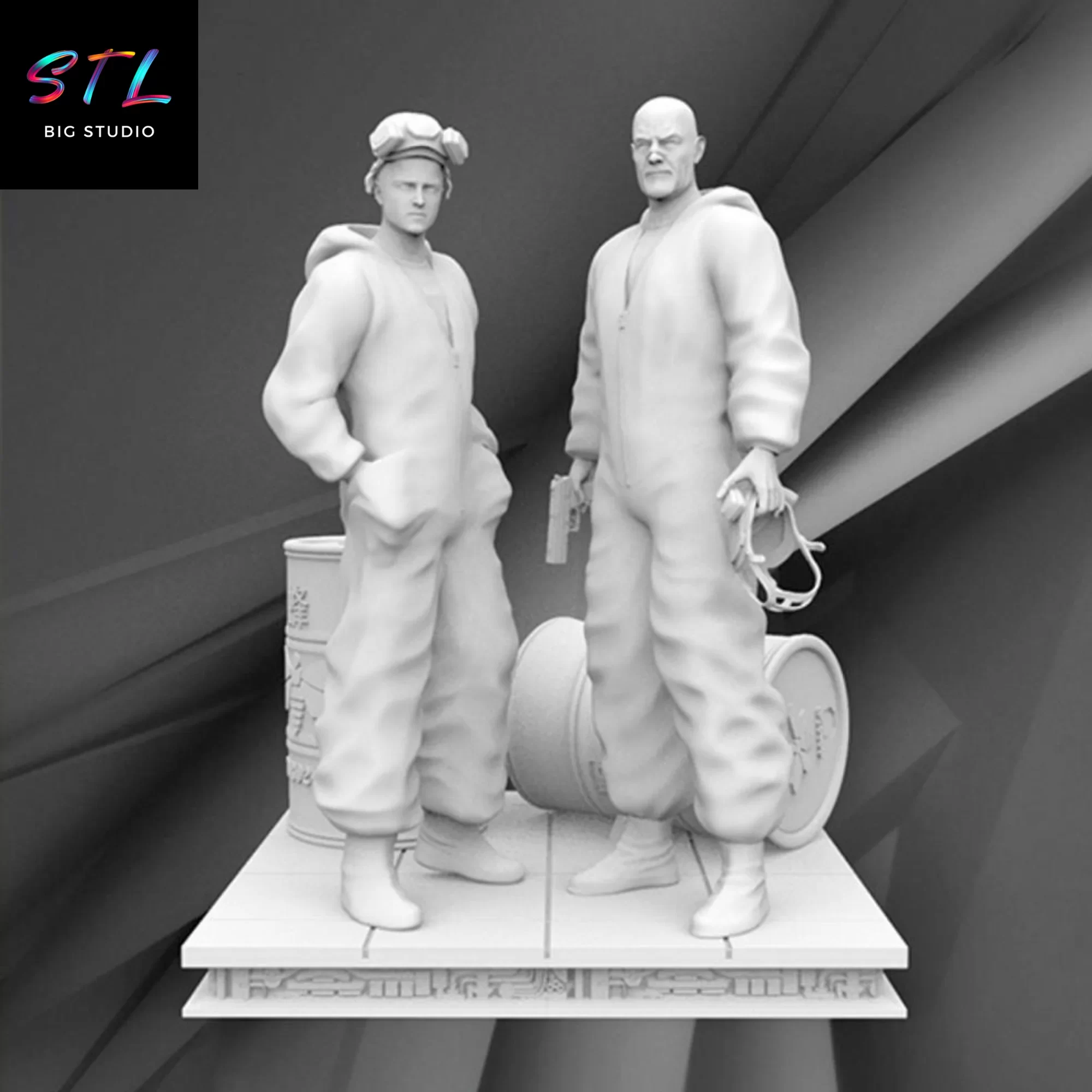 diorama breaking bad stl 3d print diorama breaking bad stl 3d print