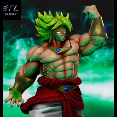 diorama broly stl dragon ball z super 3d