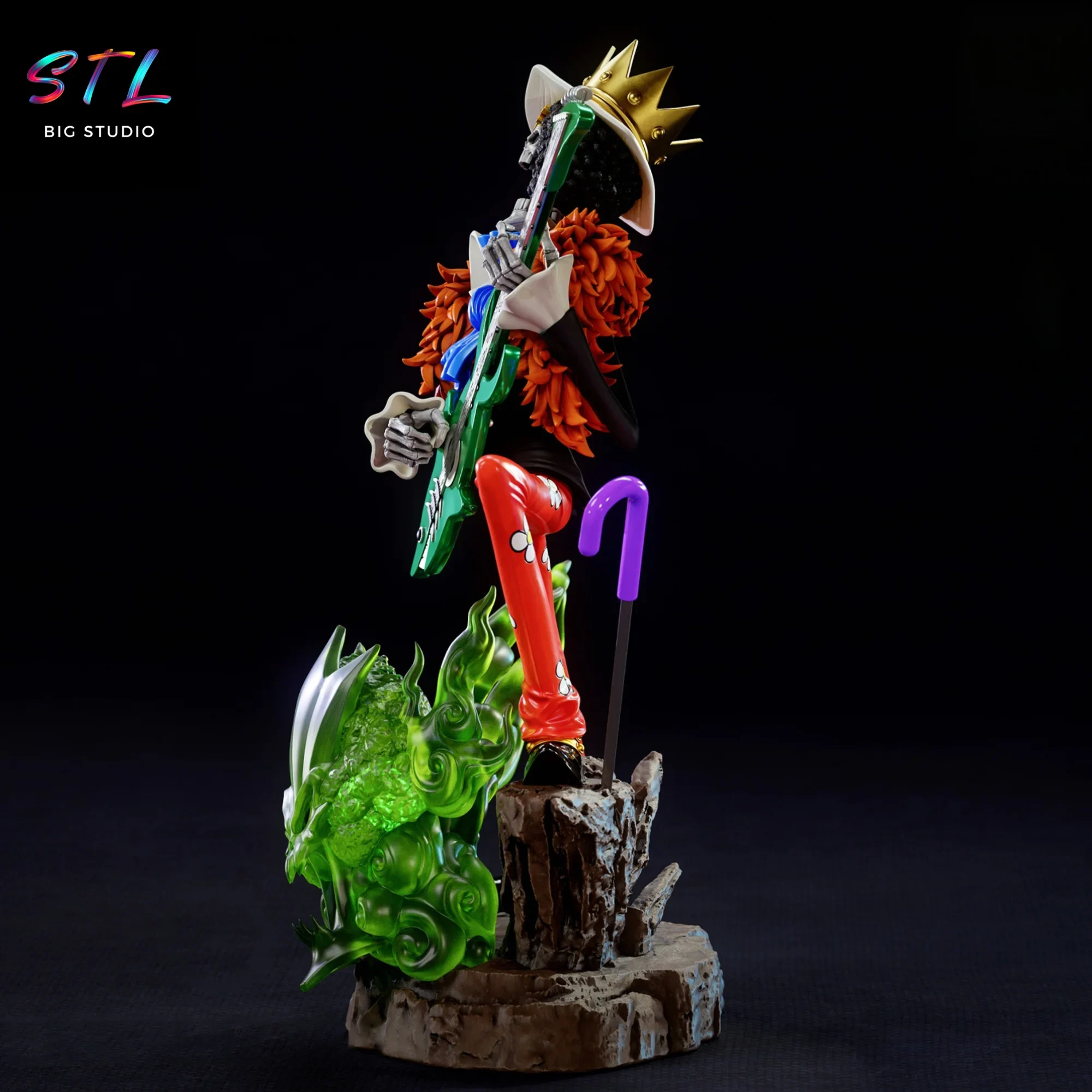diorama brook stl one piece figura soul king para impresion 3d diorama brook stl one piece figura soul king para impresion 3d