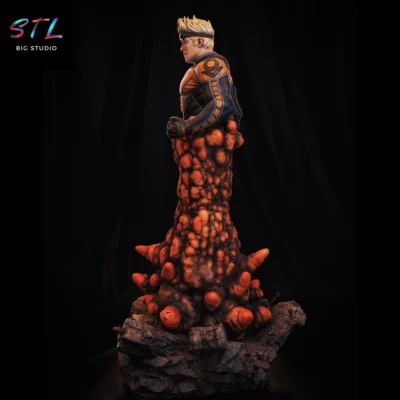 diorama cannonball stl marvel impresion 3d x-men