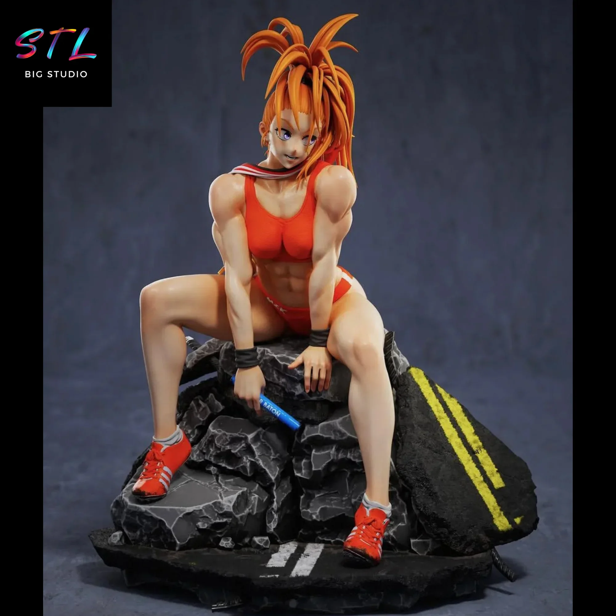 diorama capitana mizuki stl impresion 3d figura one punch man diorama capitana mizuki stl impresion 3d figura one punch man