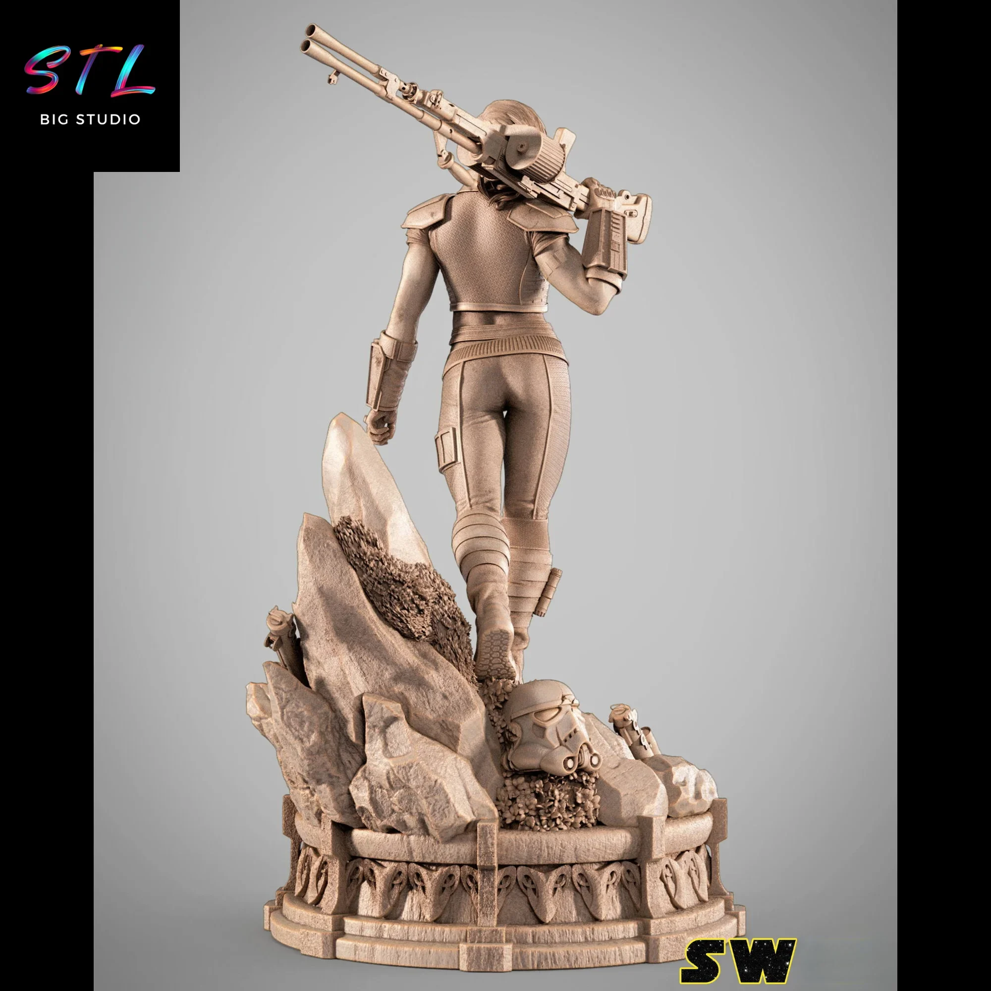 diorama cara dune stl star wars impresion 3d diorama cara dune stl star wars impresion 3d
