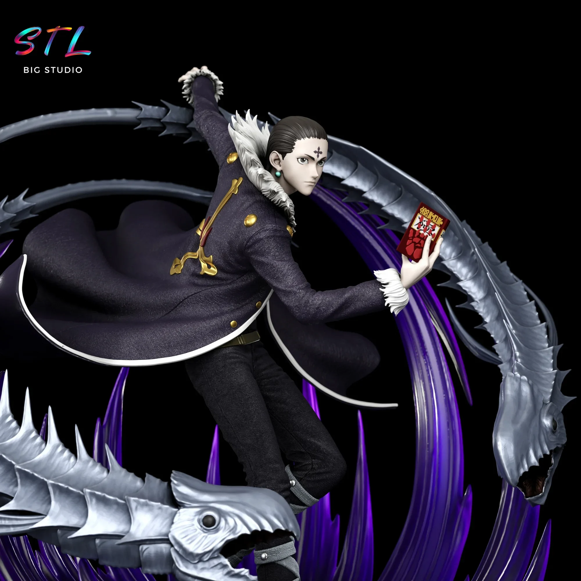 diorama chrollo lucilfer stl impresion 3d hunter x hunter diorama chrollo lucilfer stl impresion 3d hunter x hunter