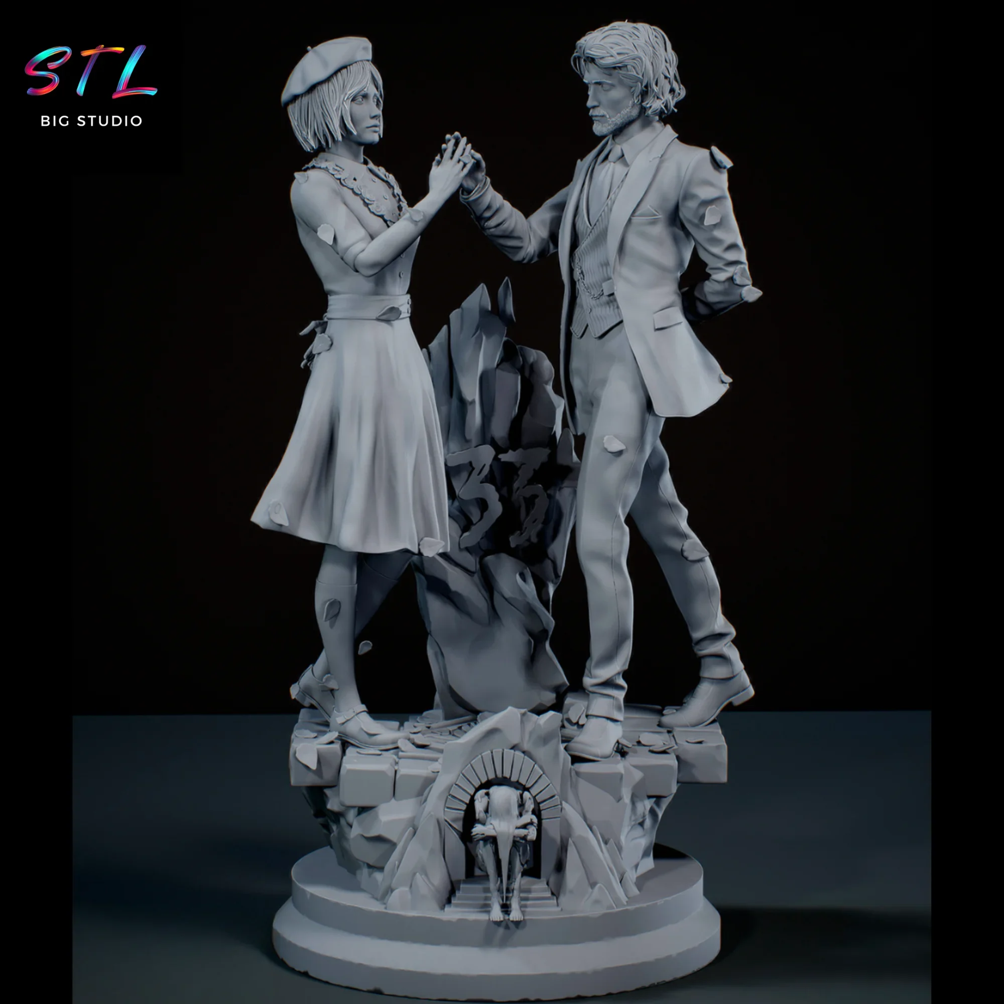 diorama clair obscur expedition 33 stl para impresion 3d diorama clair obscur expedition 33 stl para impresion 3d