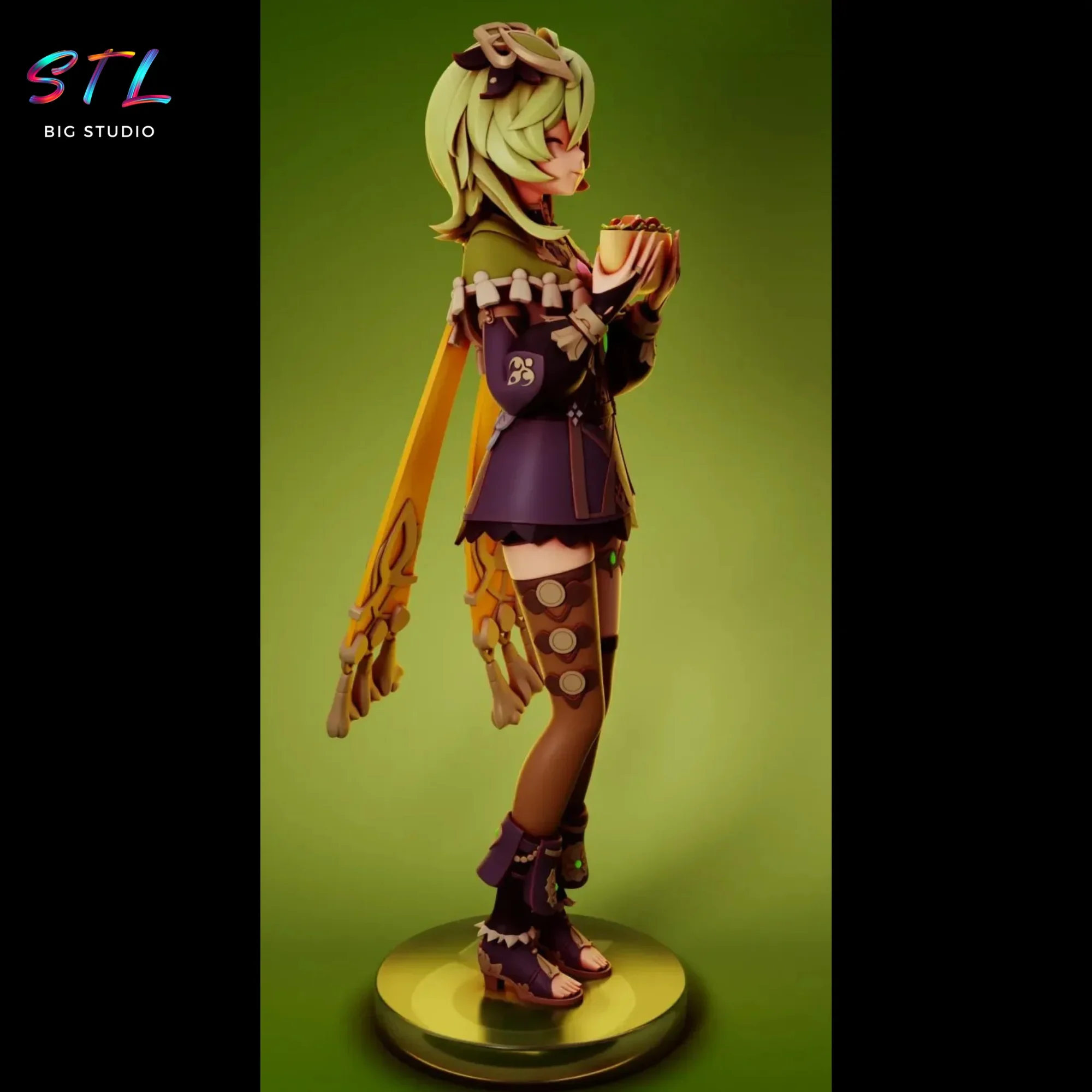 diorama collei stl genshin impact para impresion 3d diorama collei stl genshin impact para impresion 3d