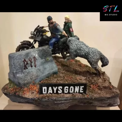 diorama days gone stl impreison 3d