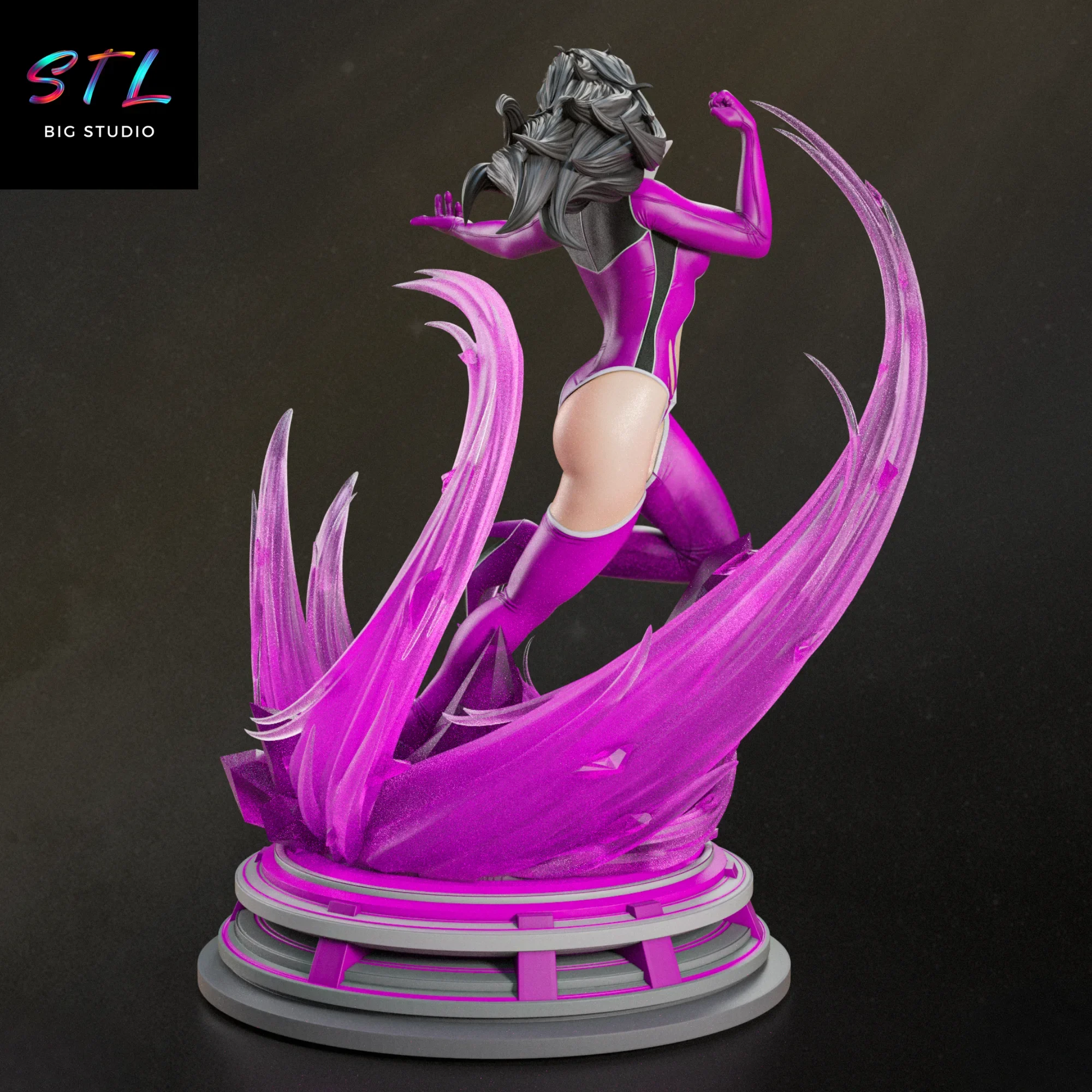diorama dc comics stl star sapphire impresion 3d diorama dc comics stl star sapphire impresion 3d