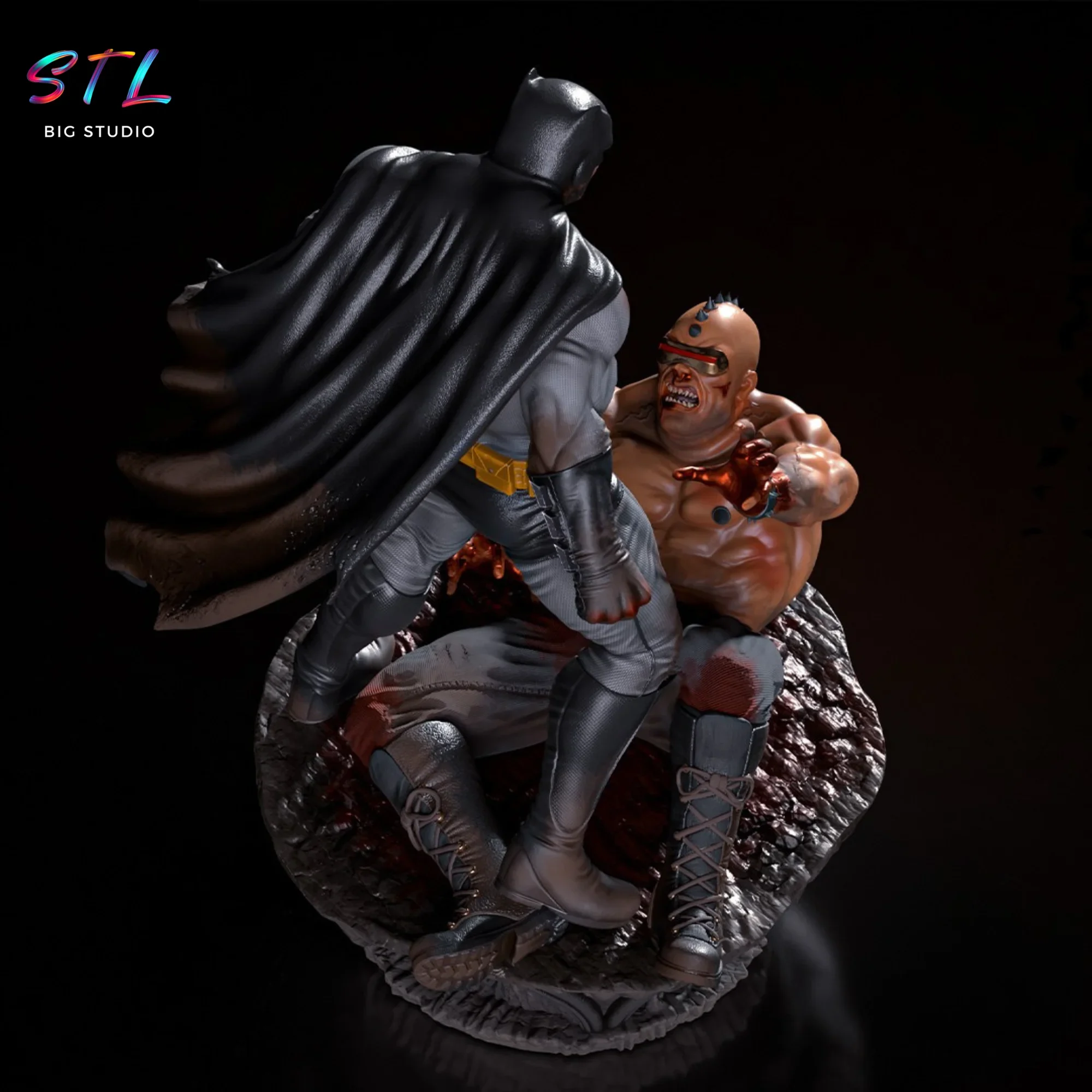 diorama dc stl batman vs lider mutante figura impresion 3d diorama dc stl batman vs lider mutante figura impresion 3d