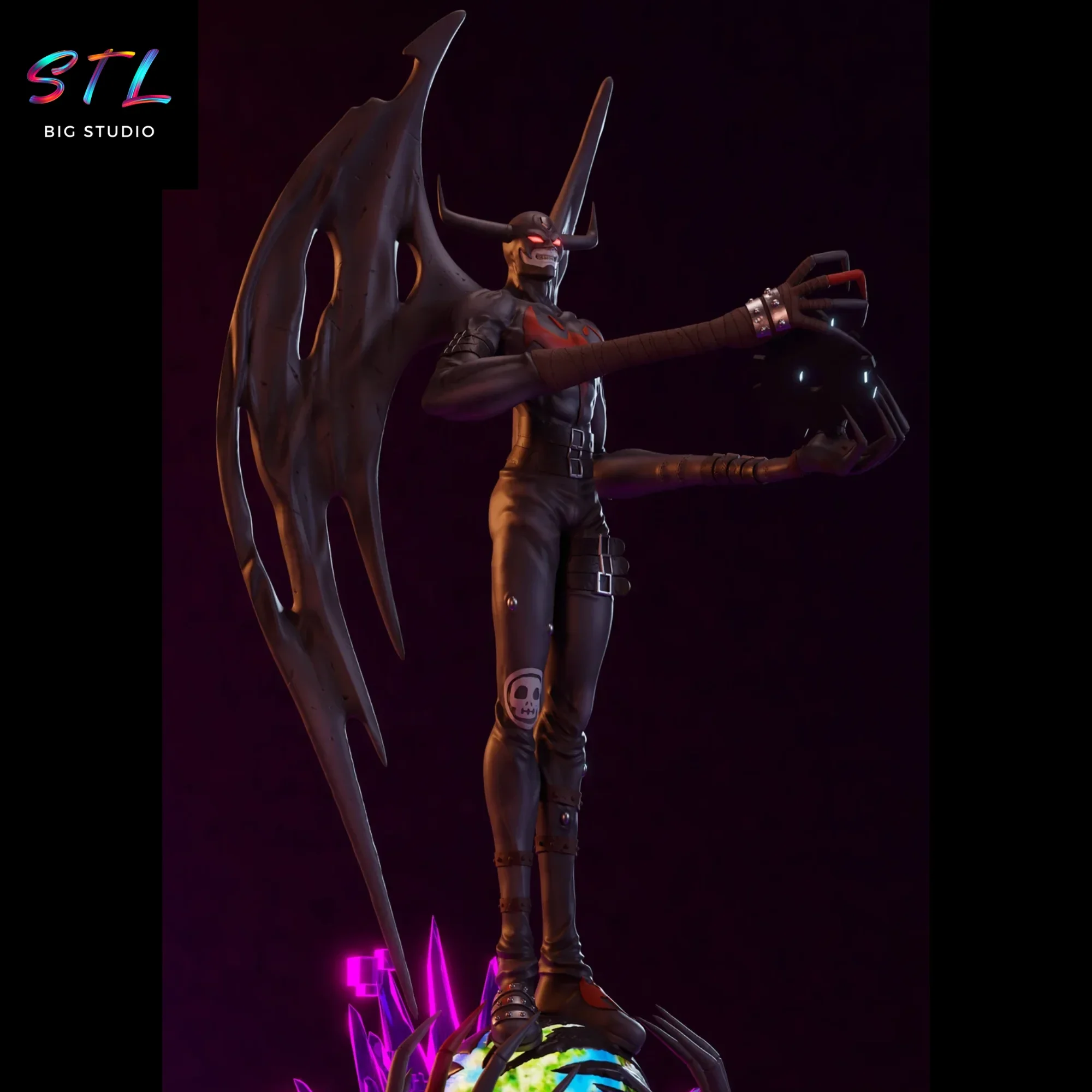 diorama devimon stl digimon adventure impresion 3d diorama devimon stl digimon adventure impresion 3d