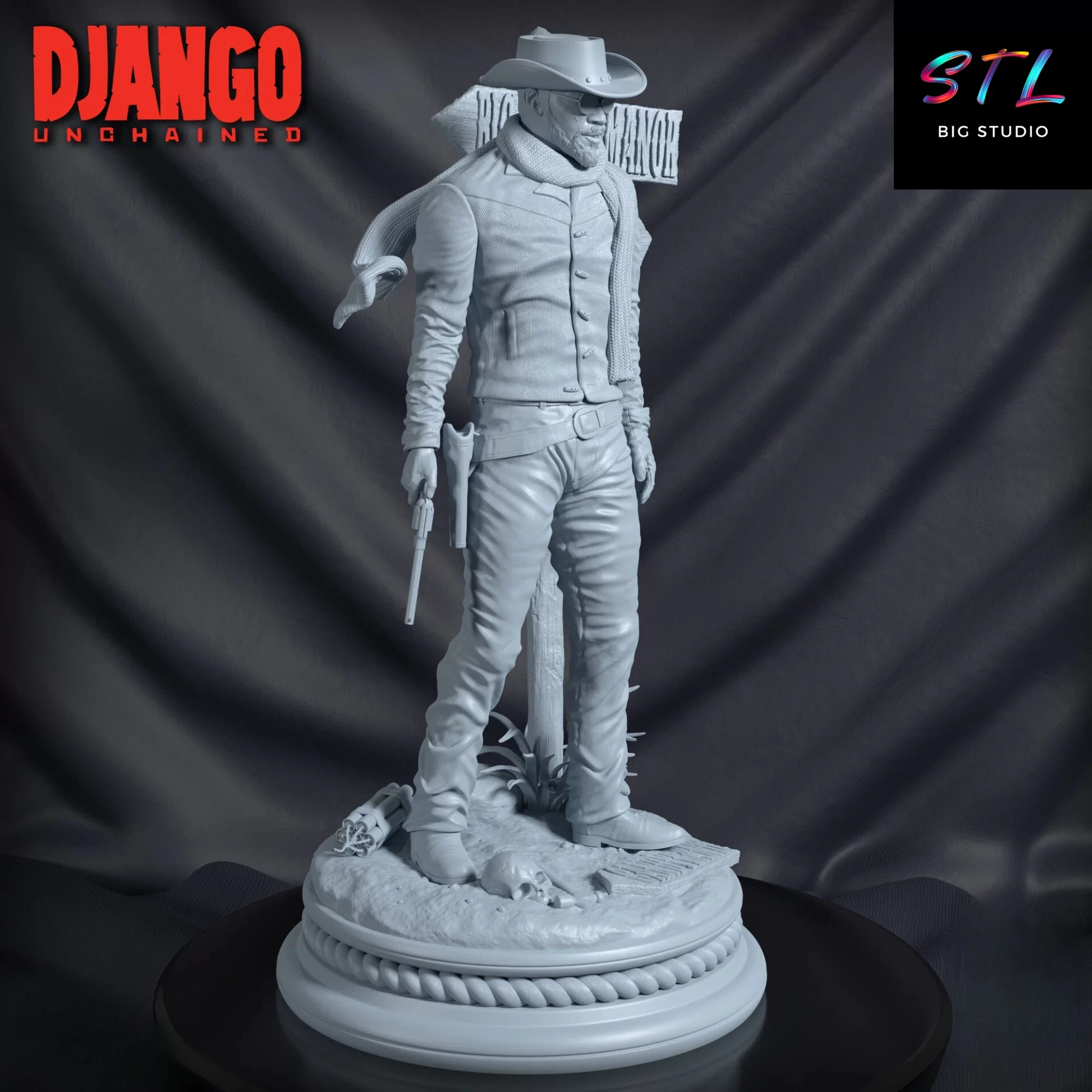 diorama django stl imprimir 3d peliculas diorama django stl imprimir 3d peliculas