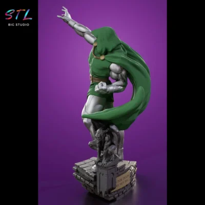 diorama doctor doom stl marvel figura impresion 3d