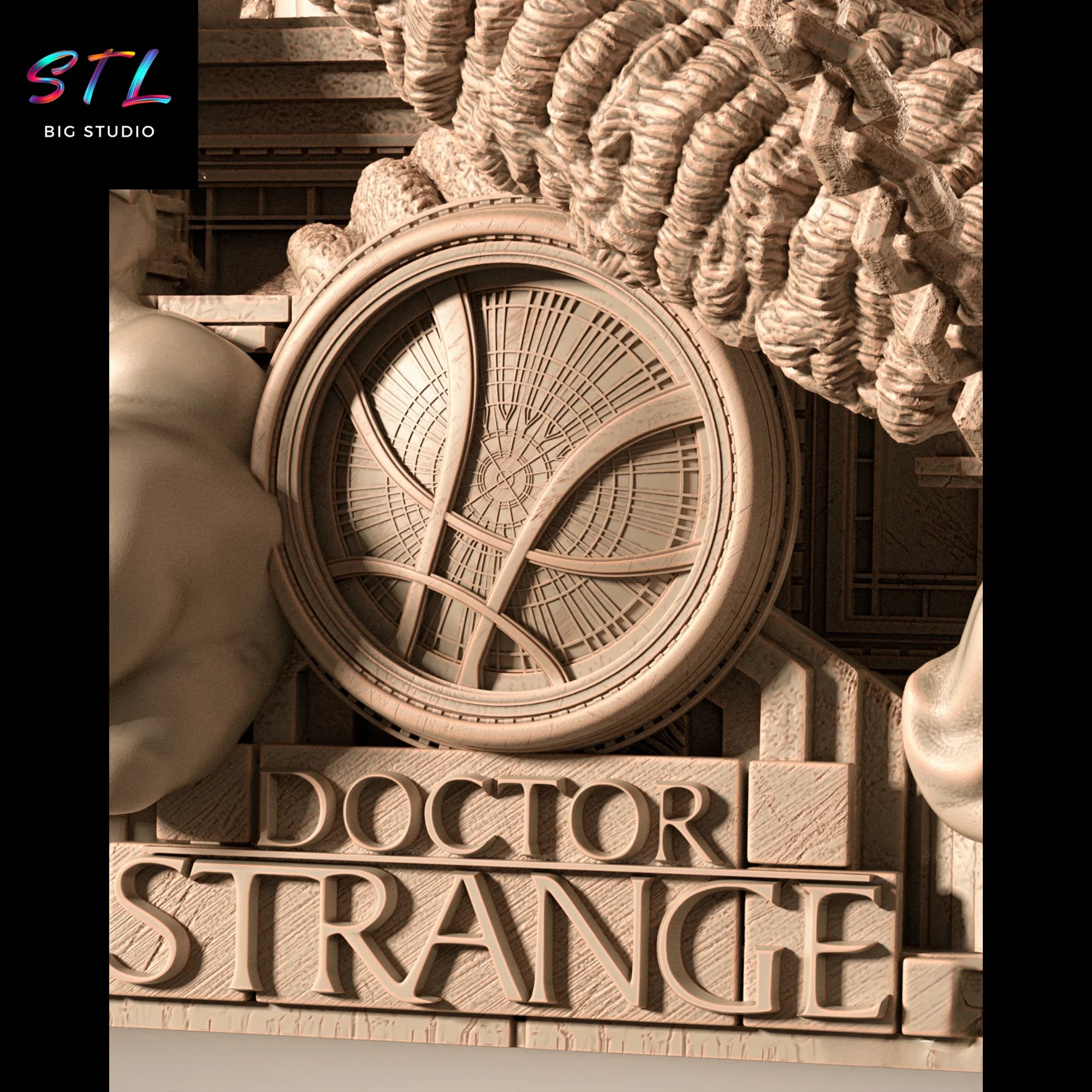 diorama doctor strange stl impresion 3d marvel diorama doctor strange stl impresion 3d marvel