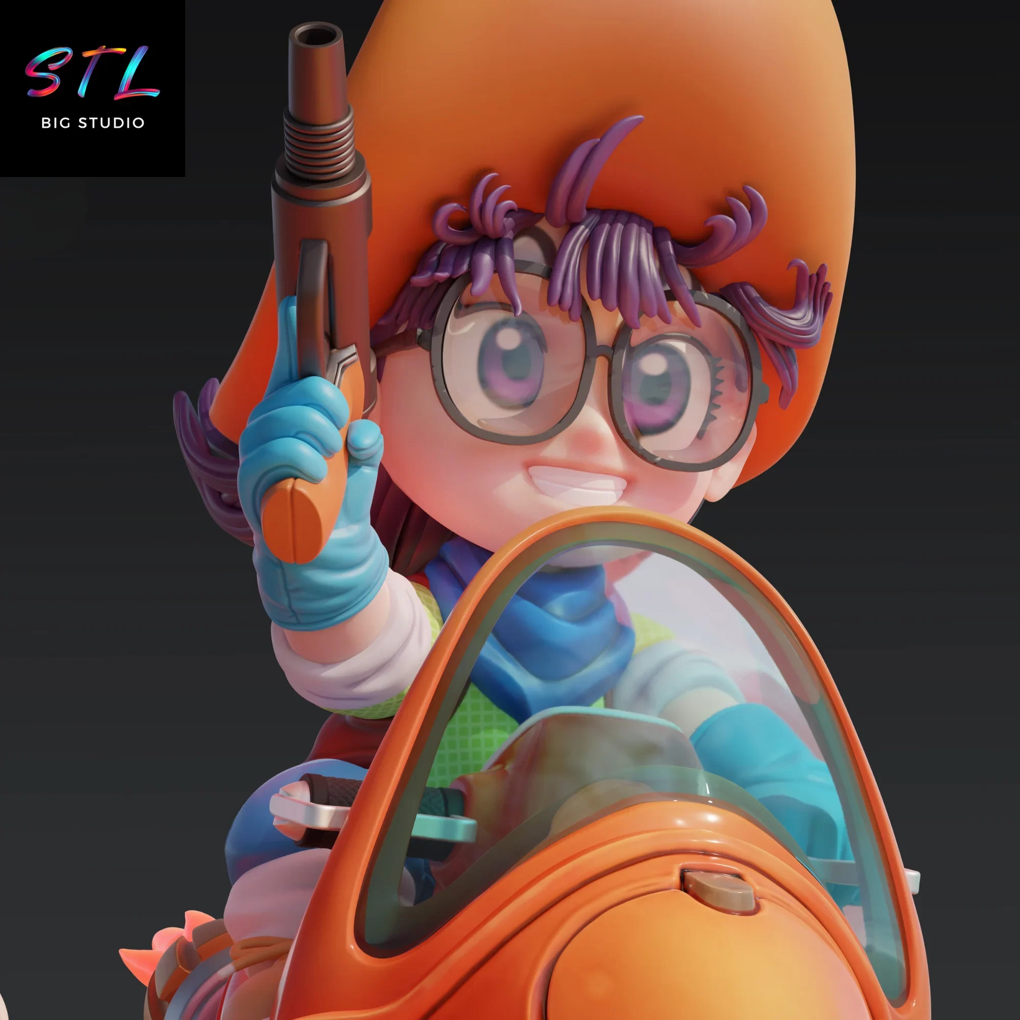 diorama dr slump stl arale imprimir 3d figuras anime diorama dr slump stl arale imprimir 3d figuras anime