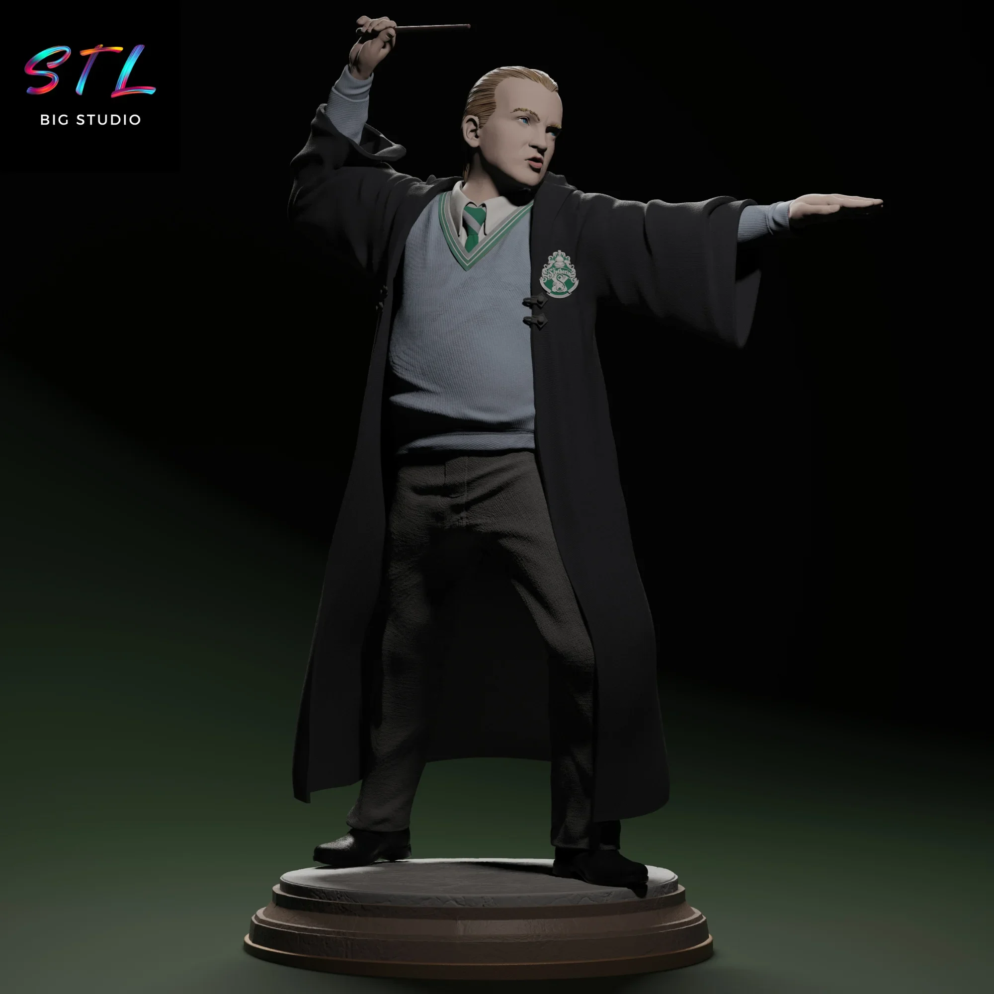 diorama draco malfoy stl impresion 3d figura harry potter diorama draco malfoy stl impresion 3d figura harry potter