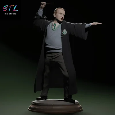 diorama draco malfoy stl impresion 3d figura harry potter